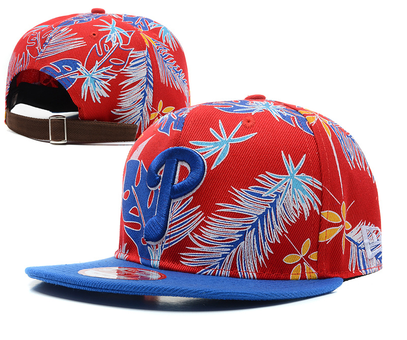 MLB Philadelphia Phillies NE Strapback Hat #03
